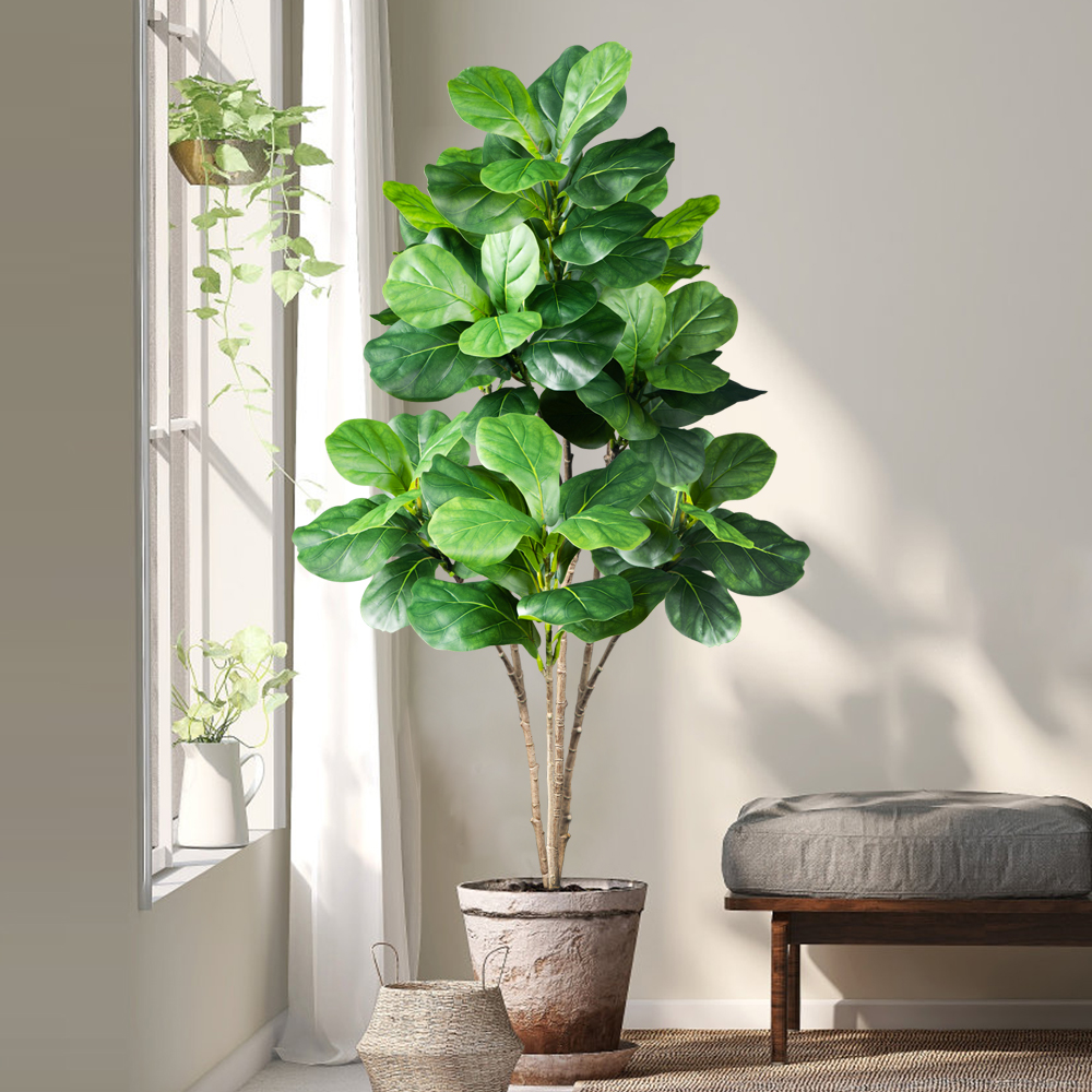 70-135cm Large Artificial Fidd - Ficus Lyrata Tree のレビューと価格