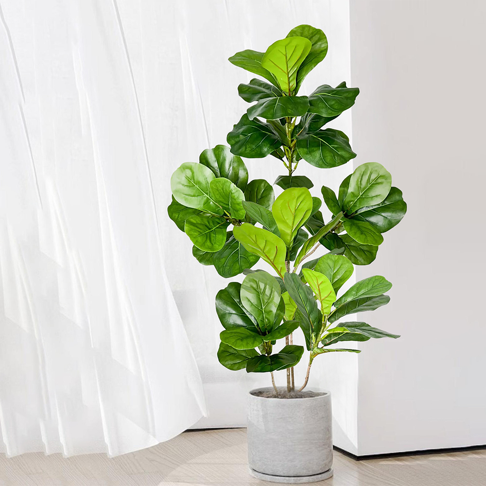 70-135cm Large Artificial Fidd - Ficus Lyrata Tree のレビューと価格