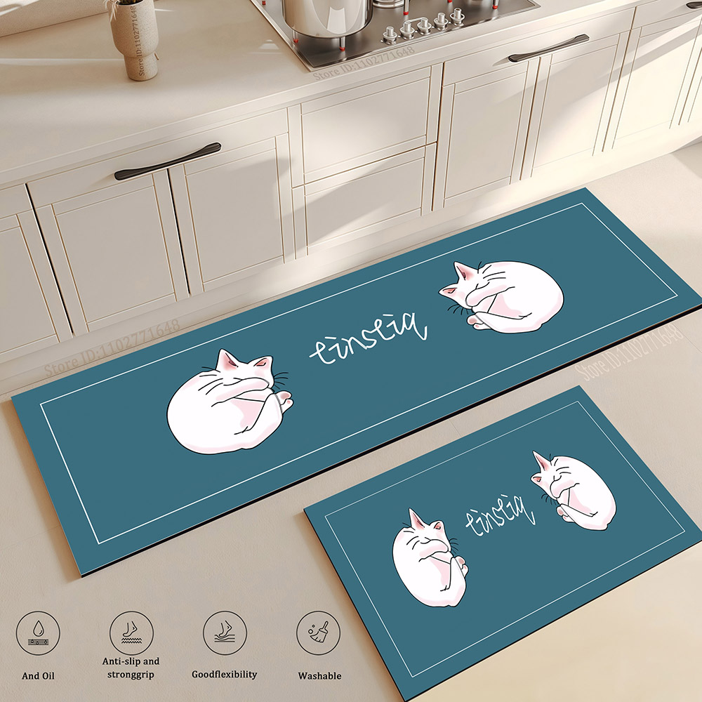 Flower Kitchen Mat Anti-Fatigu - Maranta Prayer Plant のレビューと価格