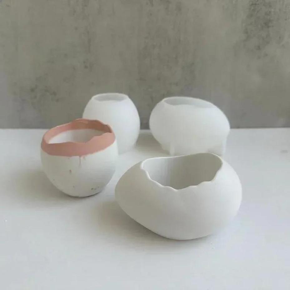 Plaster Handmade Mold Egg-shap - Echeveria Succulent のレビューと価格