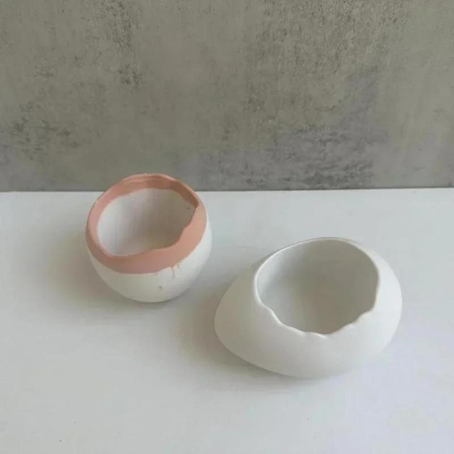 Plaster Handmade Mold Egg-shap - Echeveria Succulent のレビューと価格