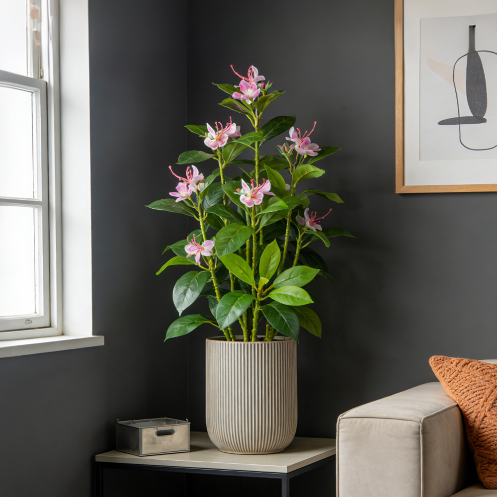 21-40cm Artificial Azalea Flow - Ficus Lyrata Tree のレビューと価格