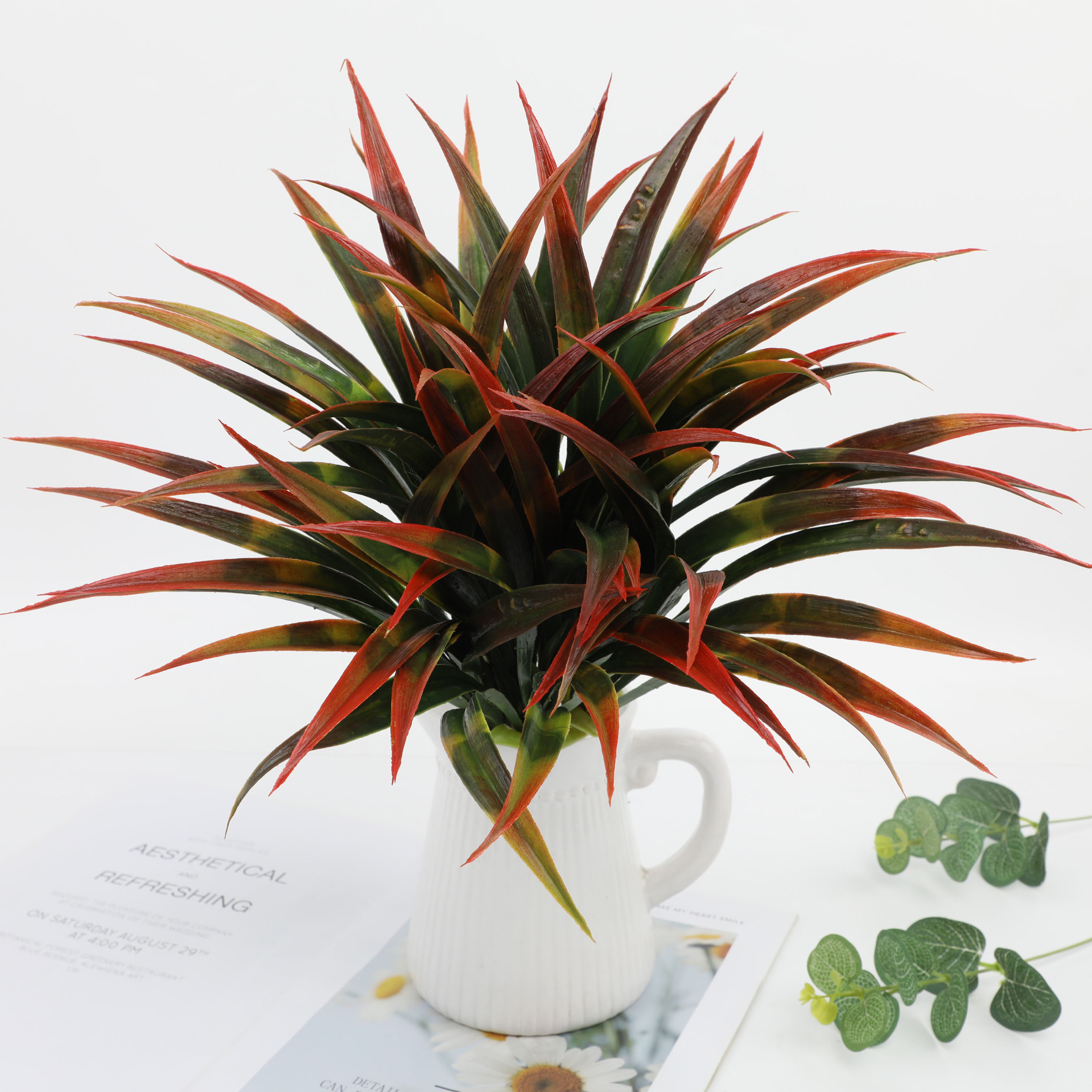 3PCSArtificial Gladiolus Grass - Dracaena Marginata のレビューと価格