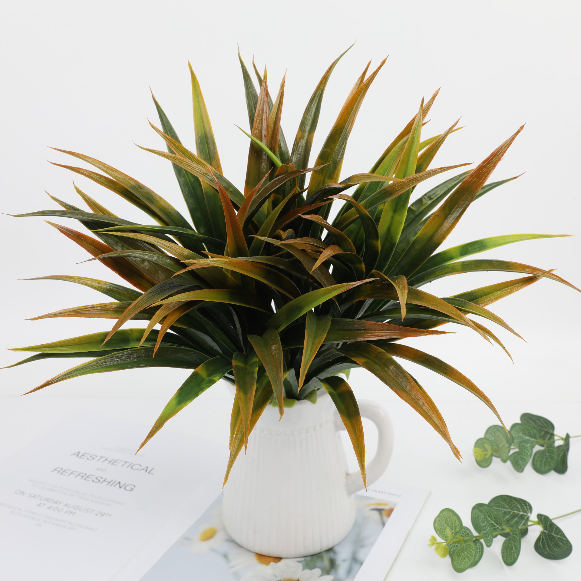 3PCSArtificial Gladiolus Grass - Dracaena Marginata のレビューと価格