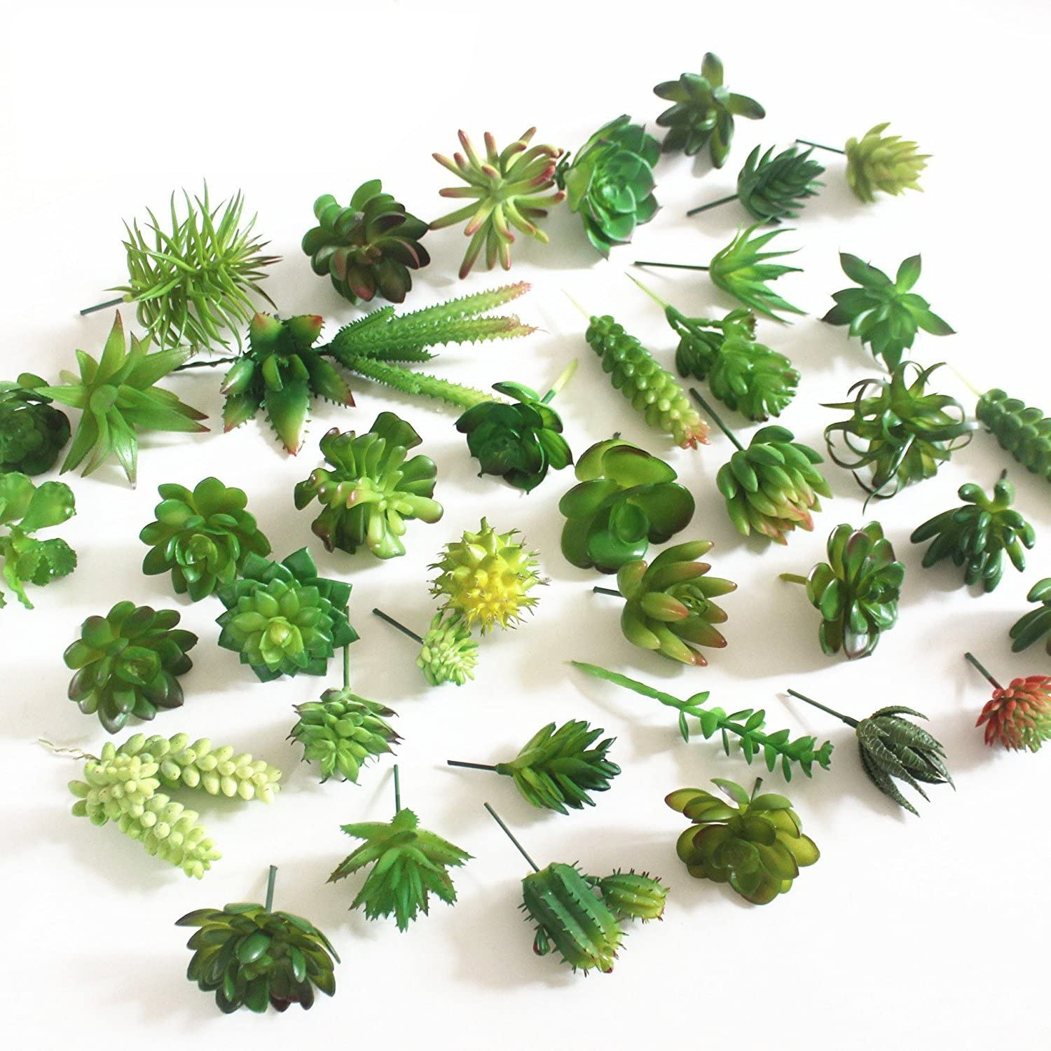 15pcs Artificial Succulent Pla - Echeveria Succulent のレビューと価格