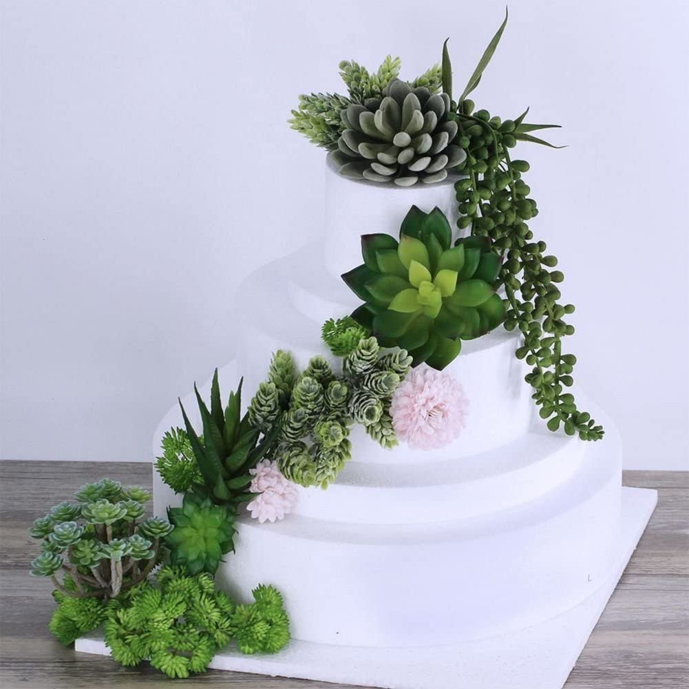 15pcs Artificial Succulent Pla - Echeveria Succulent のレビューと価格