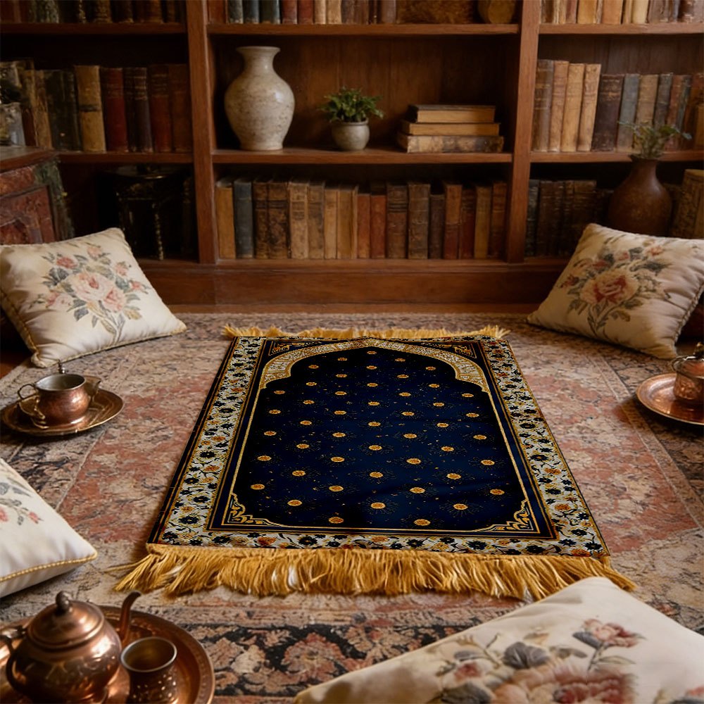 Polyester Muslim Prayer Rug Po - Maranta Prayer Plant のレビューと価格