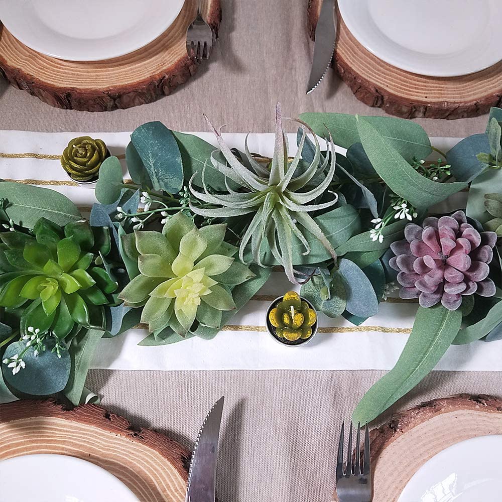 15 Pack Assorted Artificial Su - Echeveria Succulent のレビューと価格