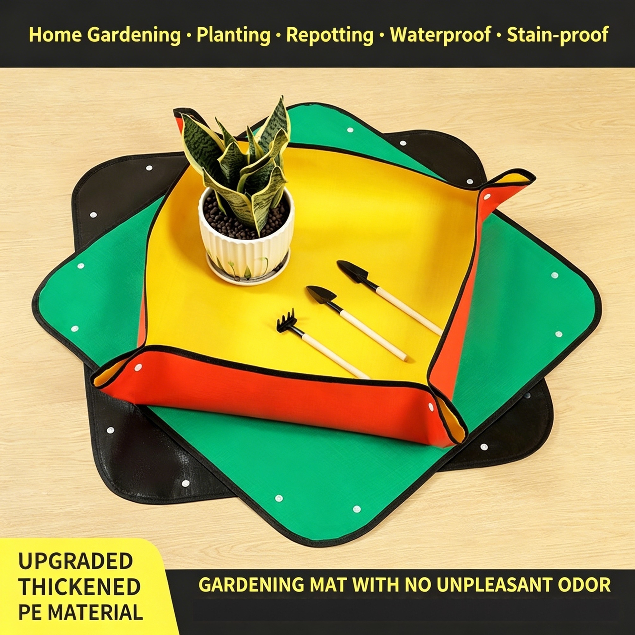 Plant Repotting Mat, Waterproo - Echeveria Succulent のレビューと価格