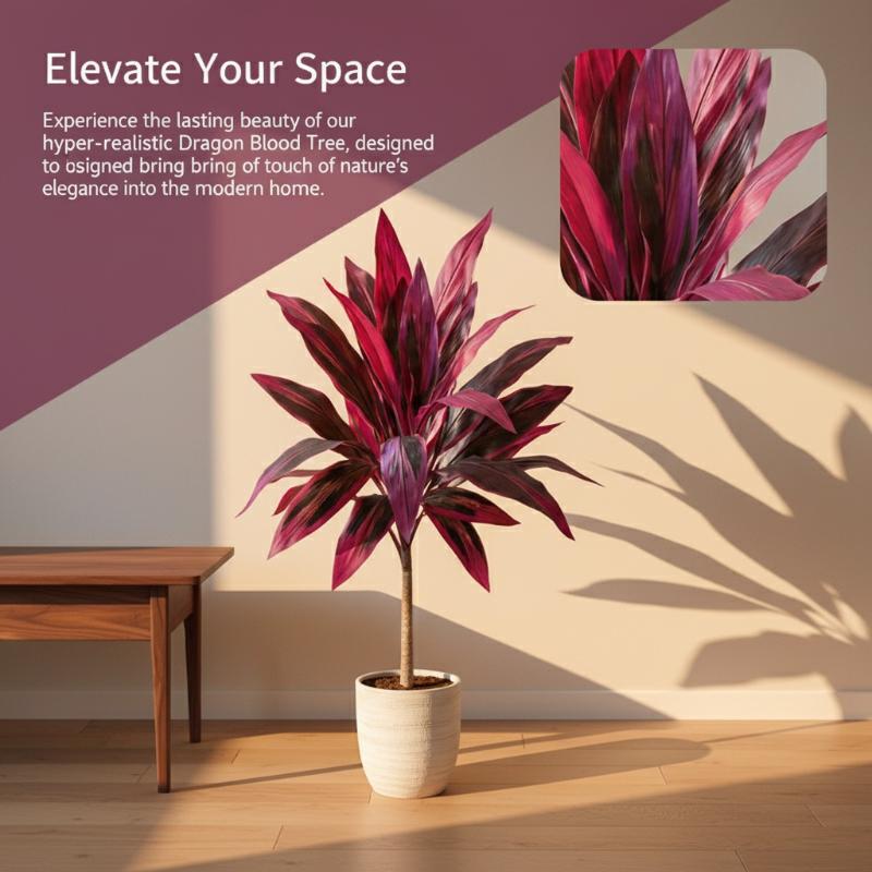 Large Artificial Dracaena Marg - Dracaena Marginata のレビューと価格