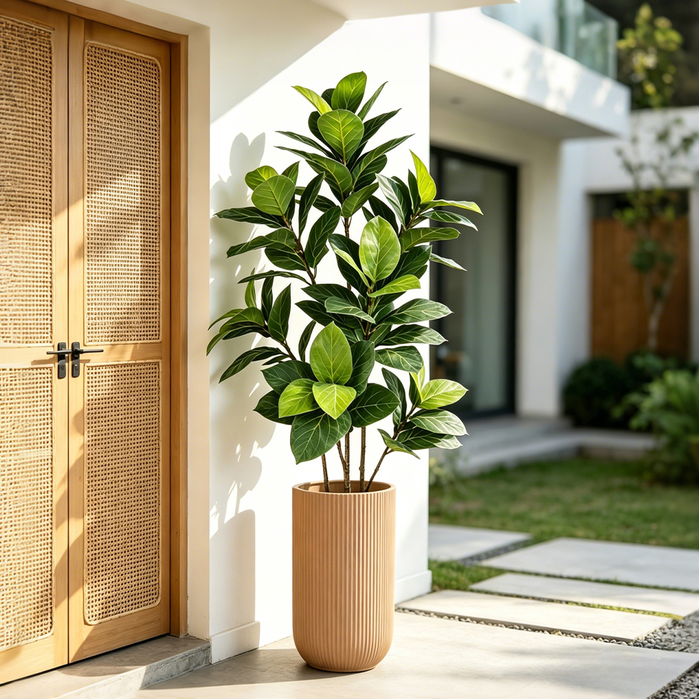 70-130cm Large Artificial Bany - Ficus Lyrata Tree のレビューと価格