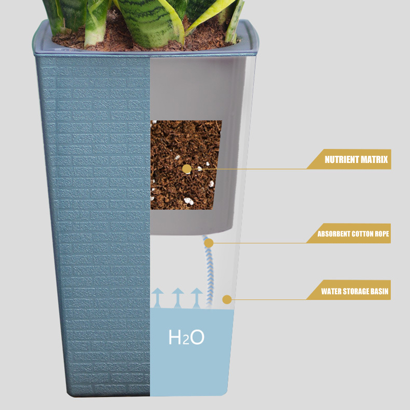 Brick Pattern Flowerpot Imitat - Pilea Peperomioides のレビューと価格