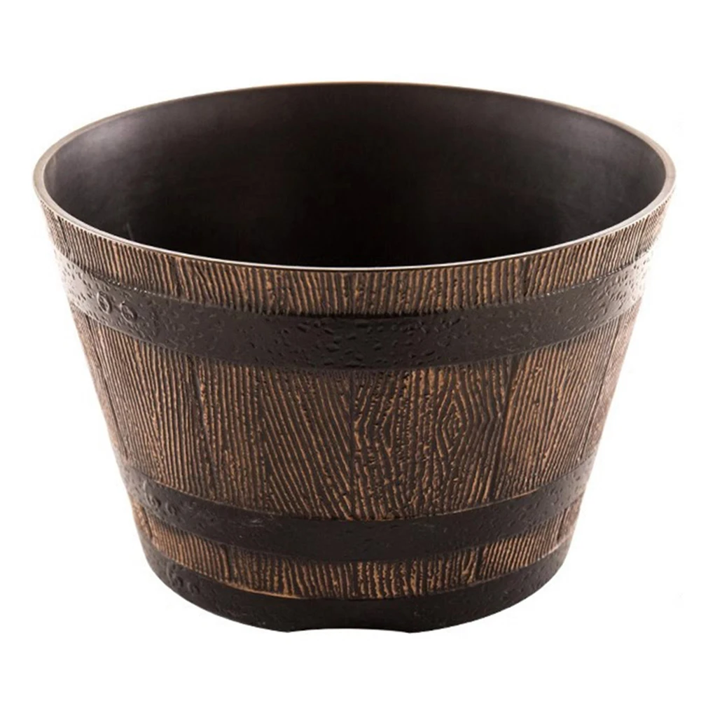 Rustic Whiskey Bucket Resin Po - Aloe Vera Pot のレビューと価格