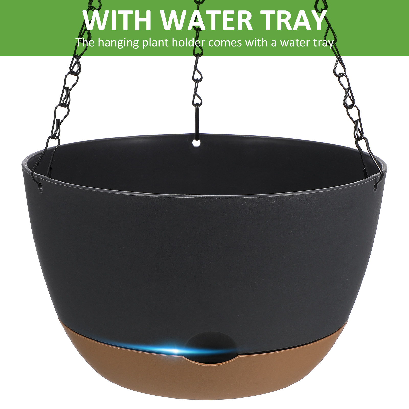 2Set Hanging Planters Heavy Du - Spider Plant Hanging のレビューと価格