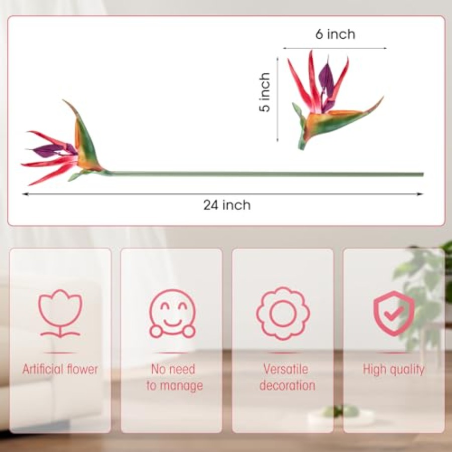 Pcs Bird of Paradise Artificia - Bird Paradise Strelitzia のレビューと価格