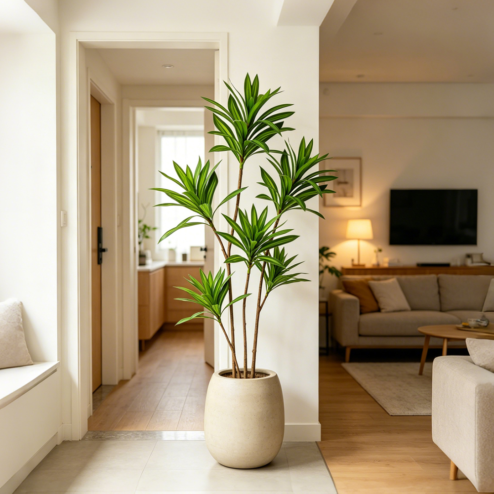 66-98cm Large Artificial Palm  - Dracaena Marginata のレビューと価格