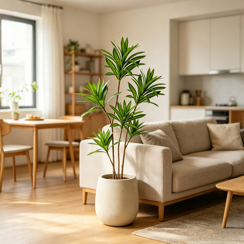 66-98cm Large Artificial Palm  - Dracaena Marginata のレビューと価格