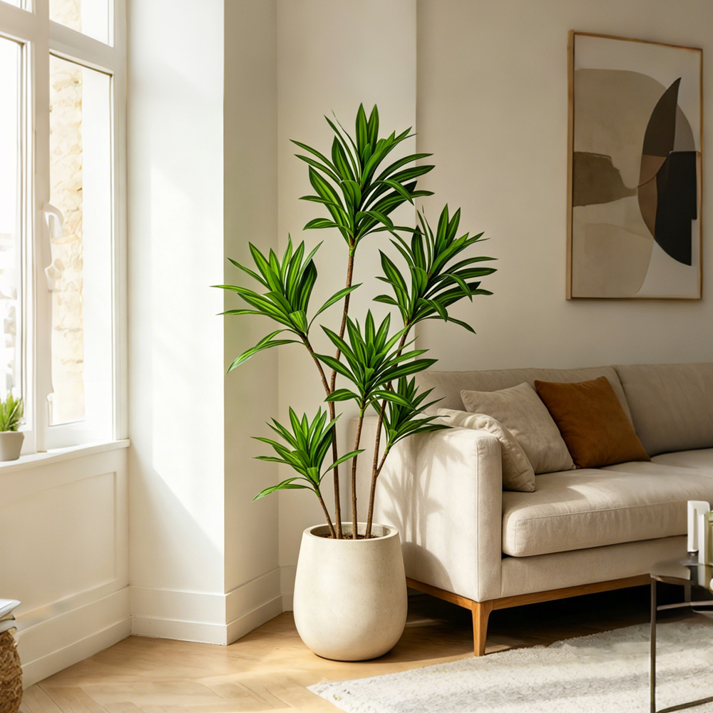 66-98cm Large Artificial Palm  - Dracaena Marginata のレビューと価格