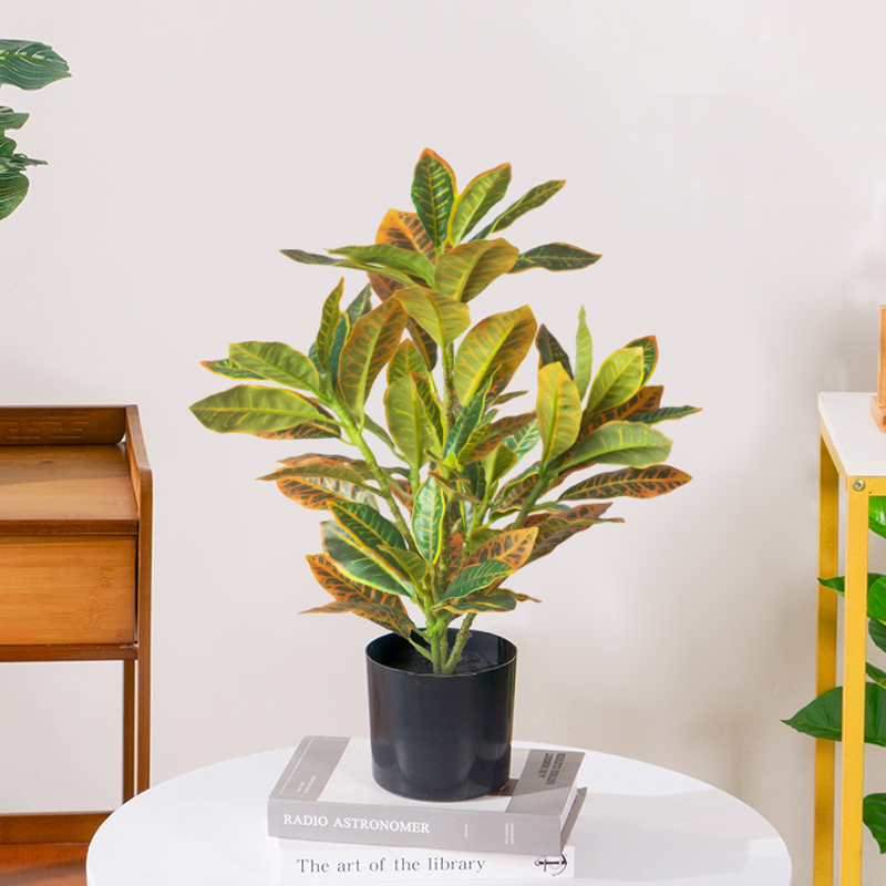 24-41cm Artificial Plants Fake - Ficus Lyrata Tree のレビューと価格