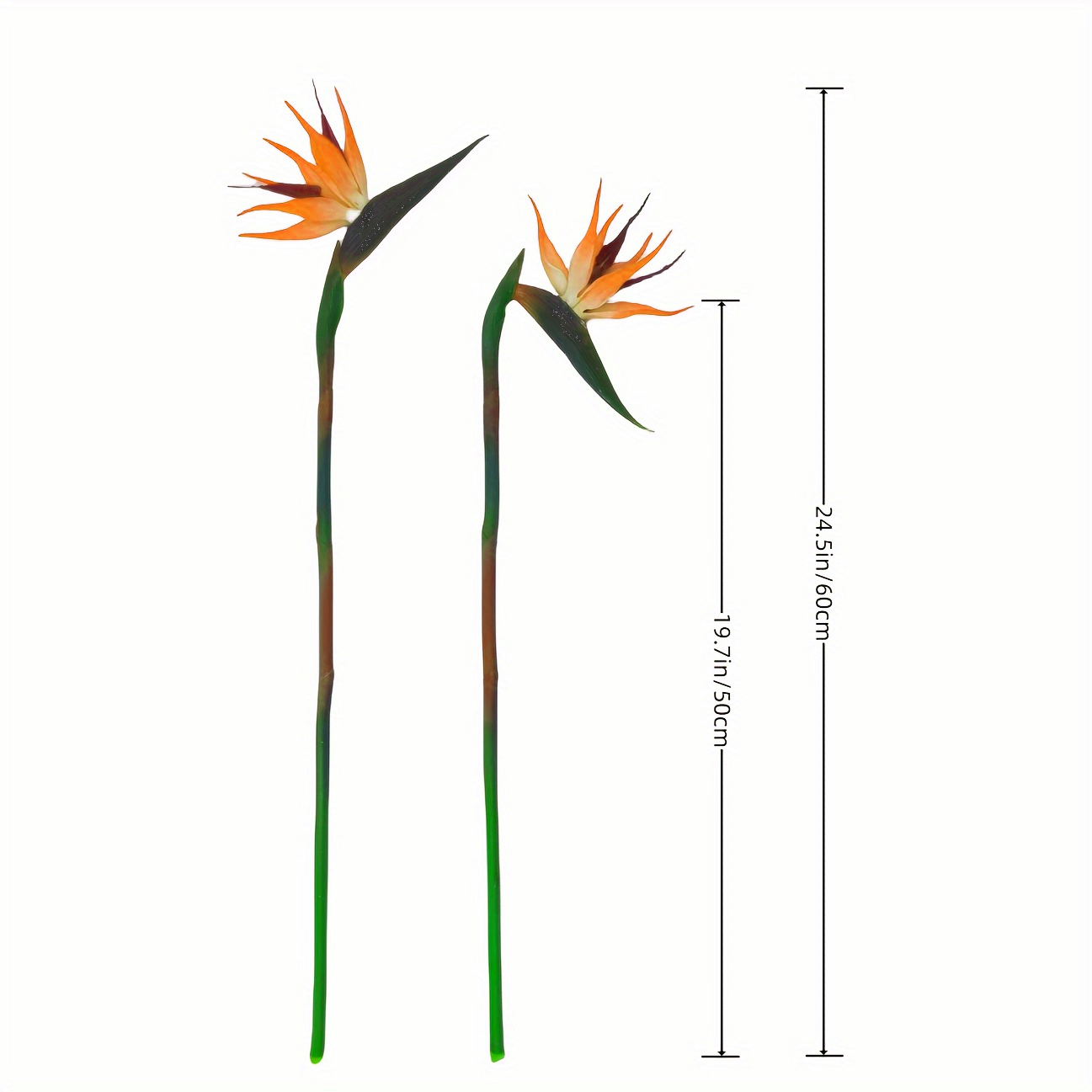 3pcs Artificial Bird Of Paradi - Bird Paradise Strelitzia のレビューと価格