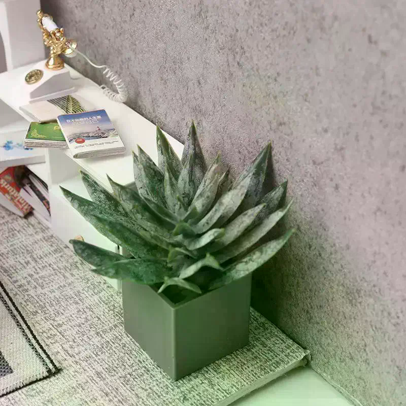 Dollhouse Decor Mini Aloe Vera - Aloe Vera Pot のレビューと価格