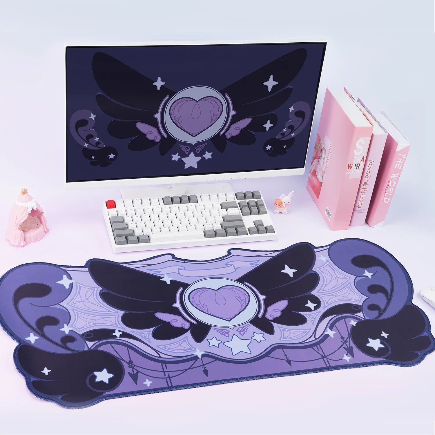 VIKAMA Mouse Pad Desk Mat Irre - Tradescantia Purple のレビューと価格