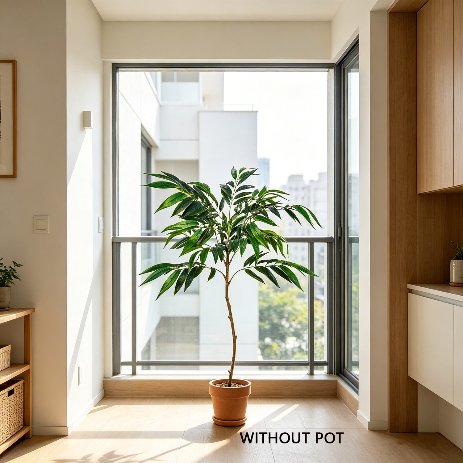65-160cm Artificial plant Will - Ficus Lyrata Tree のレビューと価格
